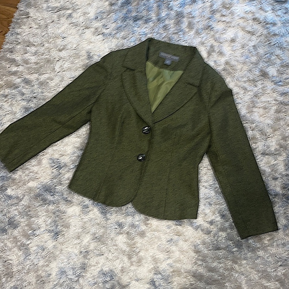Josephine Chaus Petite Green Blazer